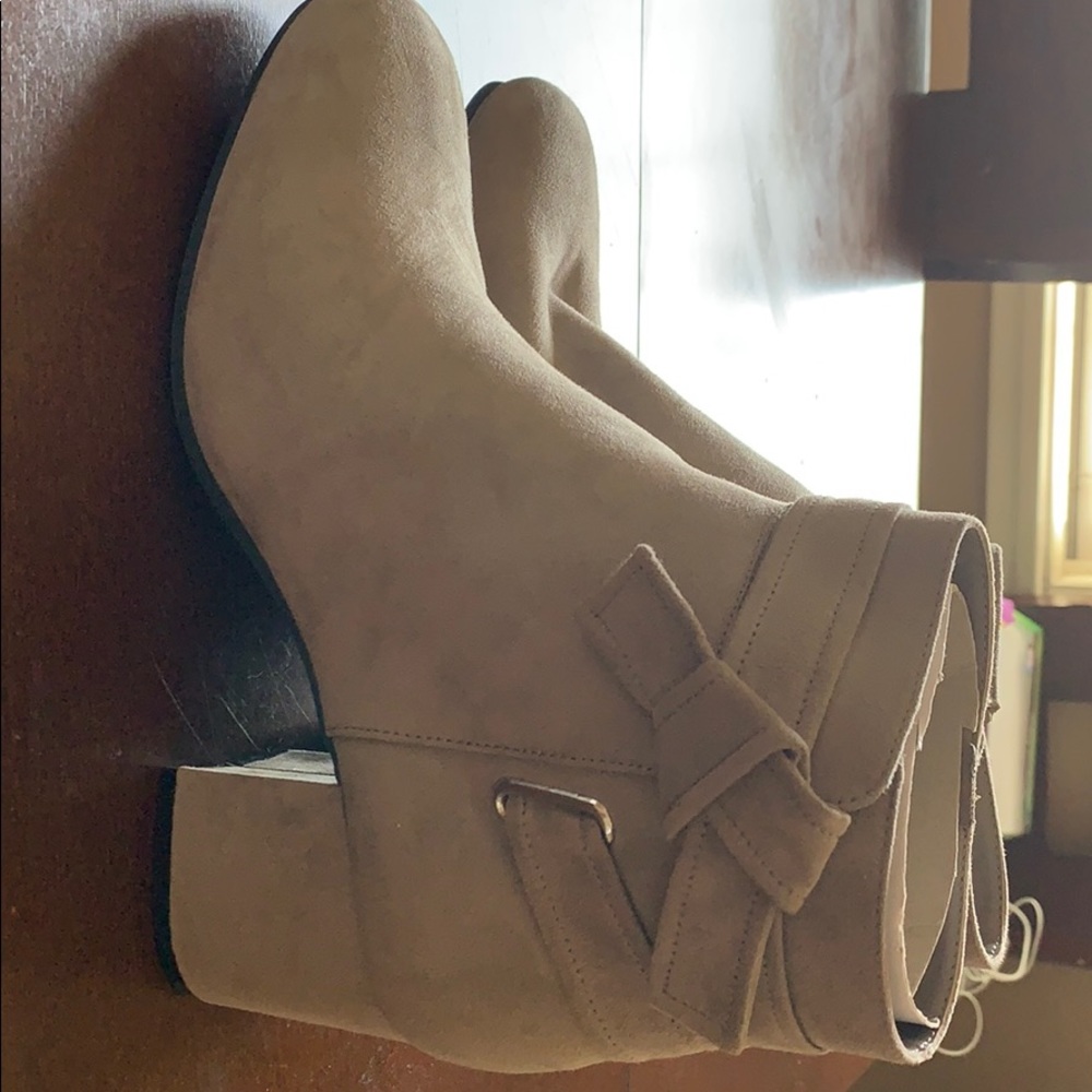 Boots with a bow
